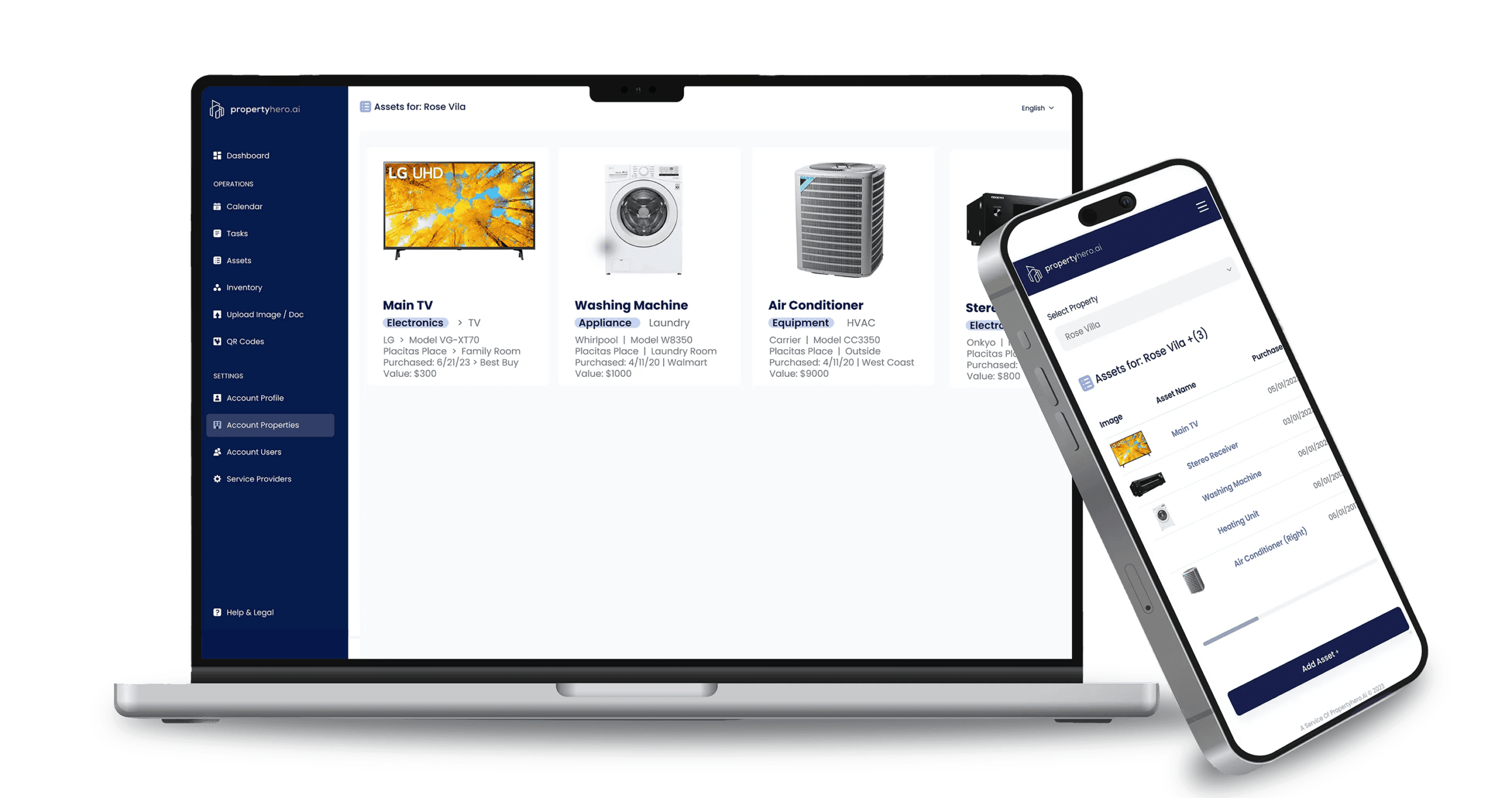 Property Hero Disaster relief insurance claims computer image