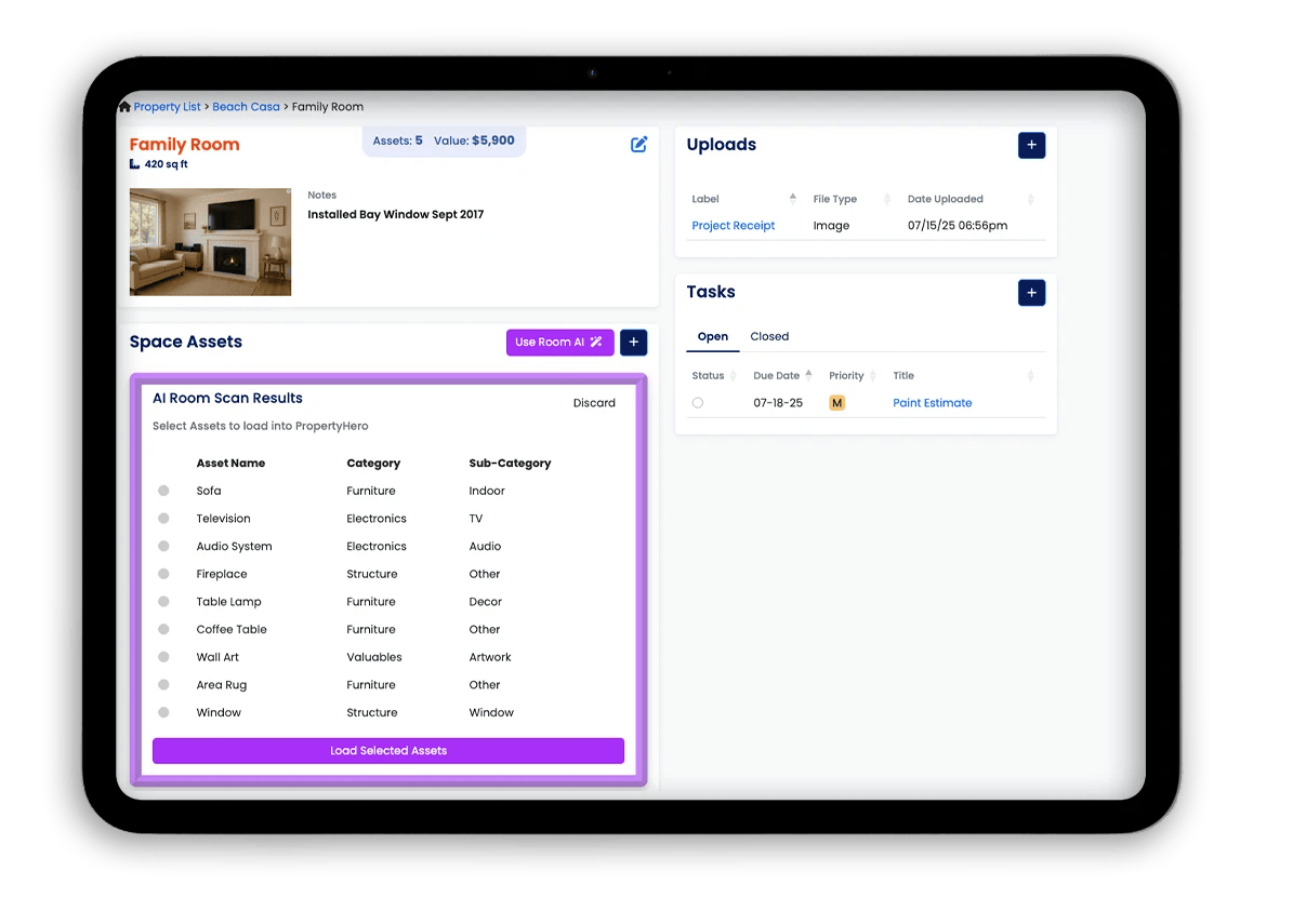 Property Hero Asset Management Disaster Recovery Software Screenshot 03