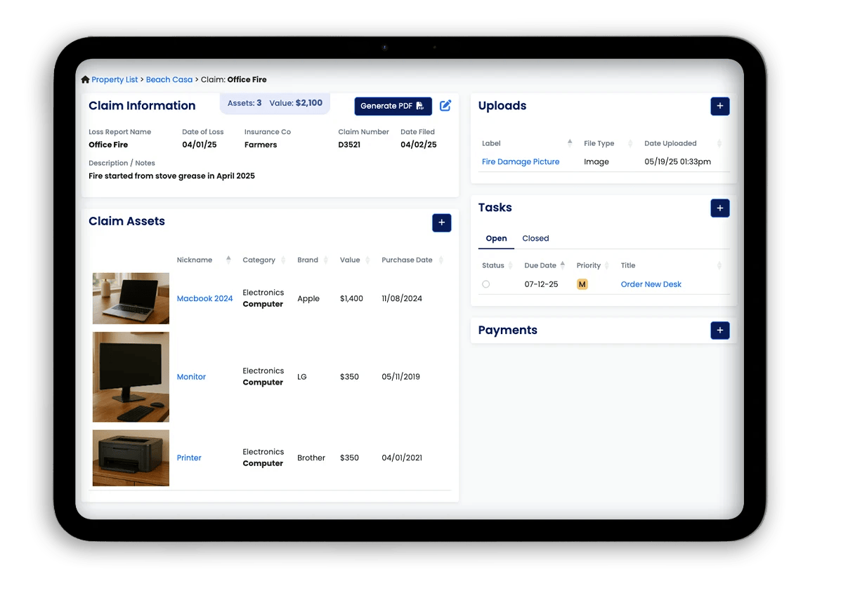 Property Hero Asset Management Disaster Recovery Software Screenshot 07